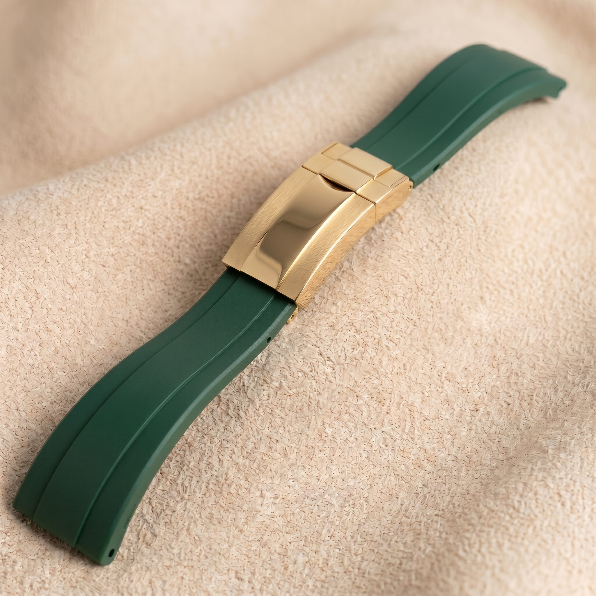 caoutchouc vert or jaune